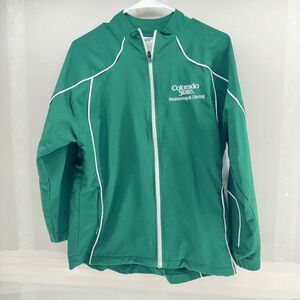 Vintage Colorado State Swimming & Diving Jacket Russell Size Medium CSU Rams